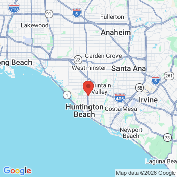 Map to SEASCAPE COSMETIC AND IMPLANT DENTISTRY office in Huntington Beach, CA