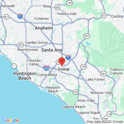 Map to Barranca Dental Excellence office in Irvine, CA