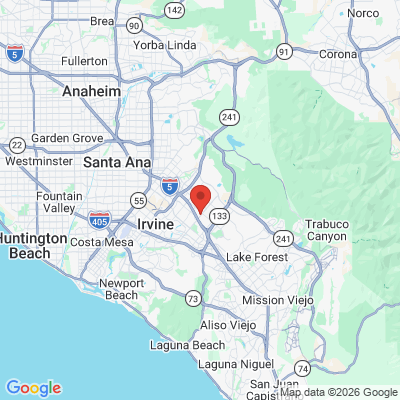 Map to Irvine  office in Irvine, CA