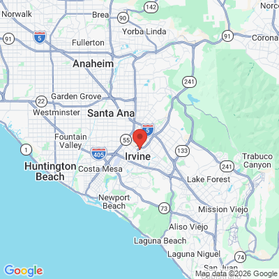 Map to  office in Irvine, CA
