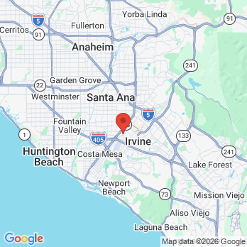 Map to Dental House office in Irvine, CA