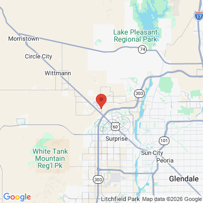 Map to  office in Surprise, AZ