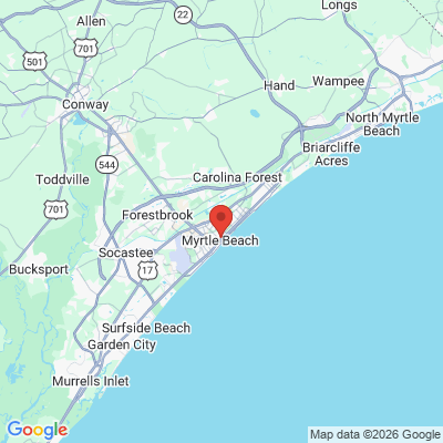 Map to  office in Myrtle Beach, SC