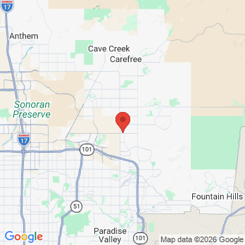 Map to Grayhawk Prosthodontics office in scottsdale, AZ