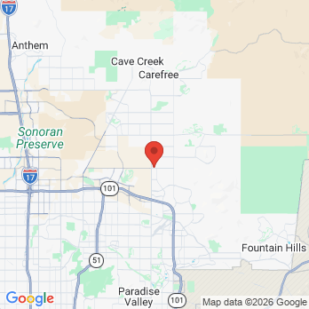 Map to Svans Dentistry PLLC office in Scottsdale, AZ