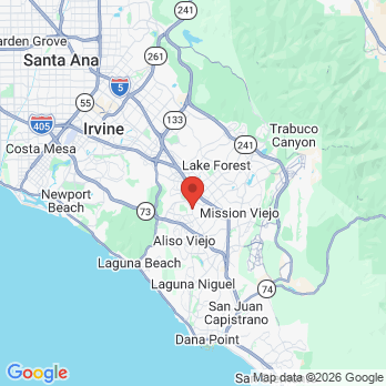 Map to Laguna Woods Dental Care office in Laguna Woods, CA