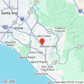 Map to laser dental center office in Laguna Hills, CA