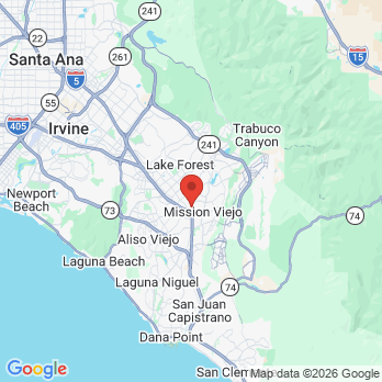 Map to Genesis Dental Group office in Mission Viejo, CA