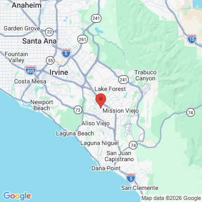 Map to  office in Laguna Hills Endodontics