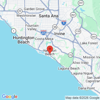 Map to Kevin Taylor DDS office in Newport Beach, CA