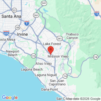 Map to Laguna Hills Dental office in Laguna Hills, CA