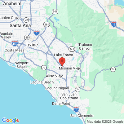 Map to Laguna Hills Dental office in Laguna Hills, CA