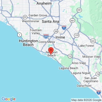 Map to Dr. Smile Newport office in Corona Del Mar, CA