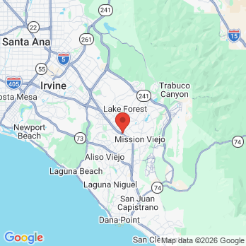 Map to Alicia Dental Specialties office in Mission Viejo, CA