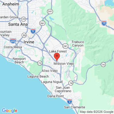 Map to Alicia Dental Specialties office in Mission Viejo, CA