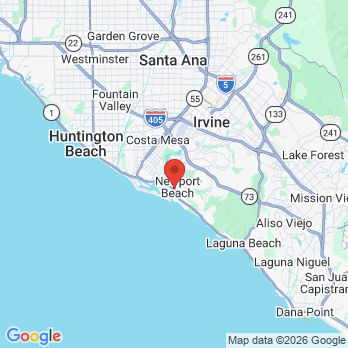 Map to Taylor cosmetic dentistry office in Newport Beach, CA