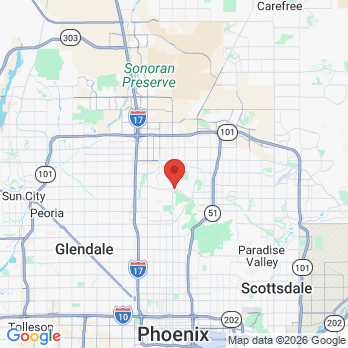 Map to Dr. Frank  Meng Orthodontics office in Phoenix, AZ