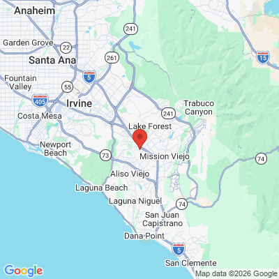 Map to Laguna Hills Family dentistry office in Laguna Hills, CA