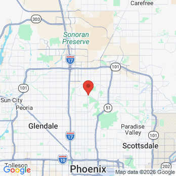 Map to Dental Home Family Dentistry office in Phoenix, AZ