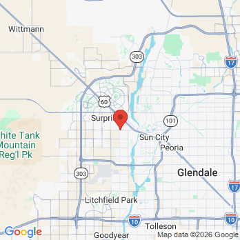 Map to Risas Dental and Braces El Mirage office in El Mirage, AZ