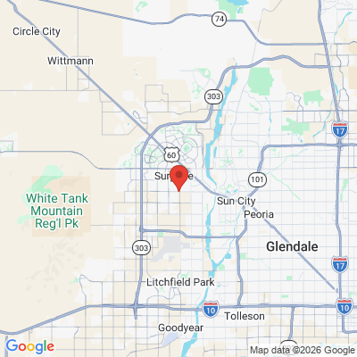 Map to  office in Surprise, AZ