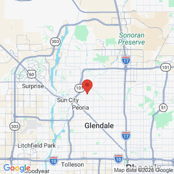 Map to AZ Cosmetic & Family Dentistry office in Peoria, AZ