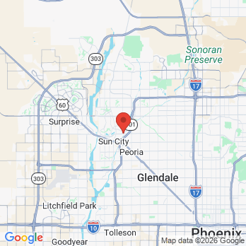 Map to Dobash Patrick L DDS office in Peoria, AZ