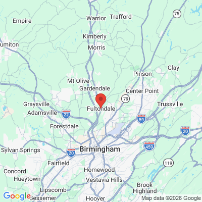 Map to  office in Fultondale, AL