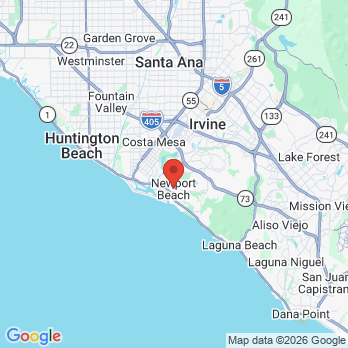 Map to Green Dental Medicine - Dr. Brian Green office in Newport Beach, CA