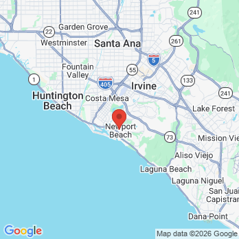 Map to Luminous Smiles  office in Newport Beach, CA