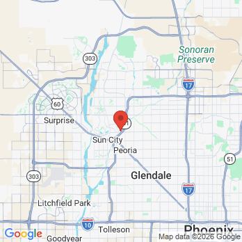 Map to David Sternsher DDS office in Peoria, AZ