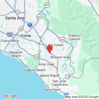 Map to Cosmetic Dentistry office in Laguna Hills, CA