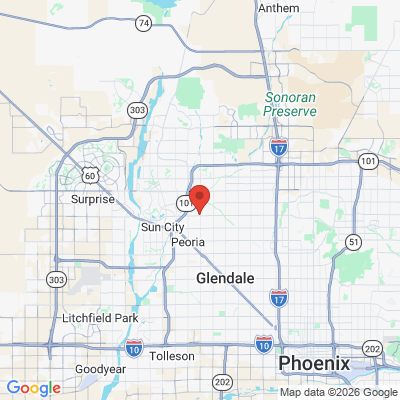 Map to Dental Care office in Peoria, AZ