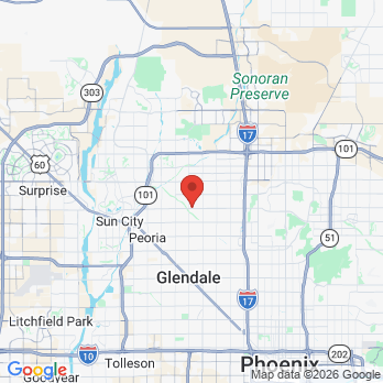 Map to Affiliated Oral & Maxillofacial Surgeons office in Glendale, AZ