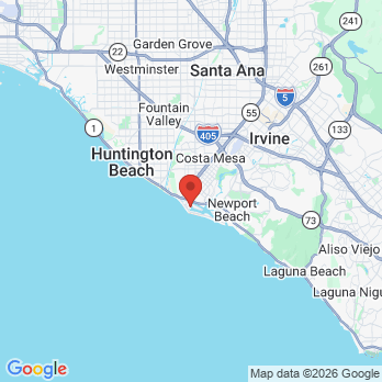 Map to PopUp Smiles office in Newport Beach, CA