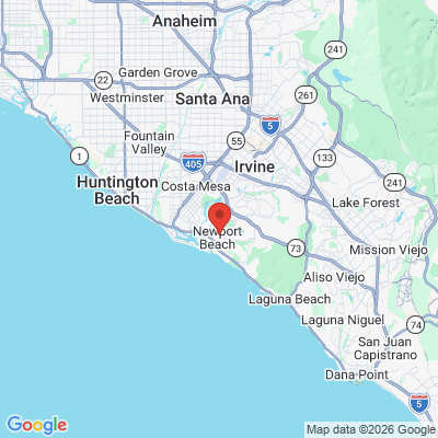Map to Primary Office office in Newport Beach, CA