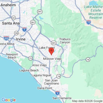 Map to  office in Mission Viejo, CA