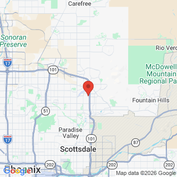 Map to Lab office in Scottsdale, AZ