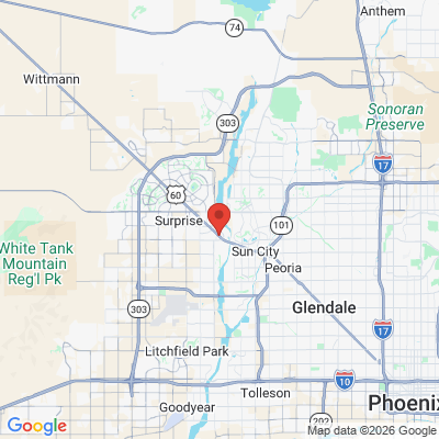 Map to  office in El Mirage, AZ