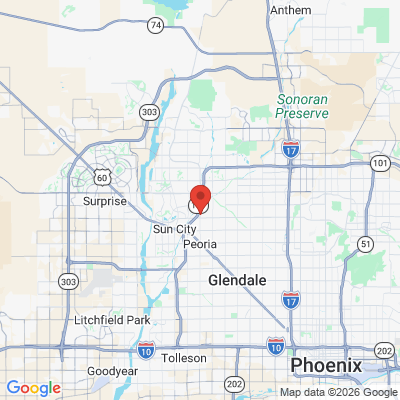 Map to  office in Peoria, AZ