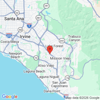 Map to Saddleback Dentistry office in Laguna Hills, CA