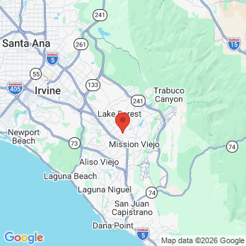 Map to Global Dental Group office in Mission Viejo, CA
