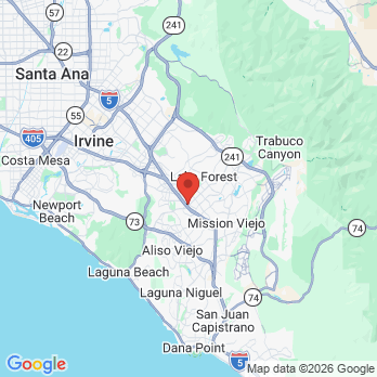Map to El Toro Dental Care office in Lake Forest, CA