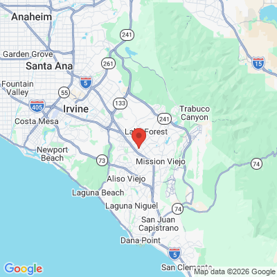 Map to  office in Lake Forest, CA