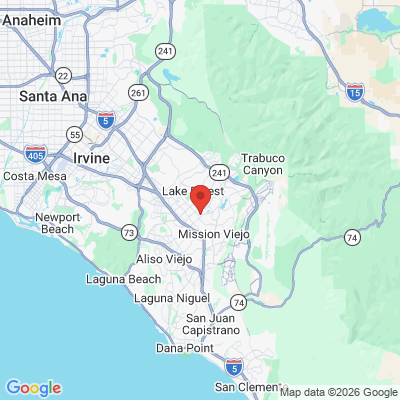 Map to Milestone Oral Surgery And Implant Center office in Mission Viejo, CA