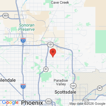 Map to Pearl Dental  office in Phoenix, AZ