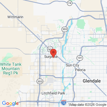 Map to Dental Depot - Surprise office in 13828 W Greenway Rd, AZ