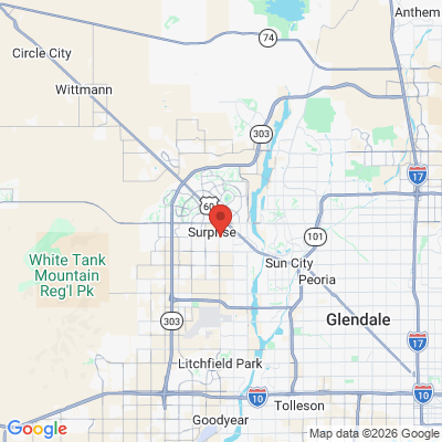 Map to  office in Dental Depot Of Surprise Pllc