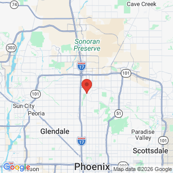 Map to Delicate Dental Group LLC office in Phoenix, AZ