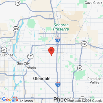 Map to Valley Smiles - Phoenix Dentist office in Phoenix, AZ